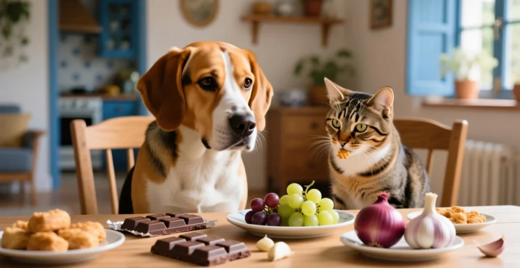 alimentos peligrosos para perros y gatos