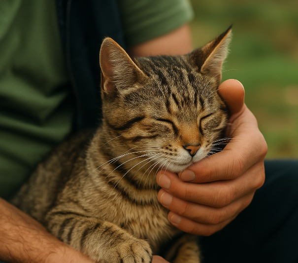 gato rescatado animales del valle