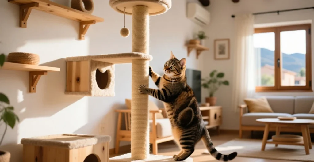 enriquecimiento ambiental para gatos